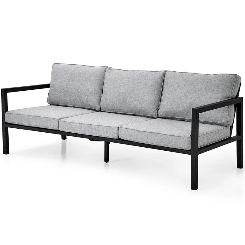 Belfort Sofa schwarz/grau von Brafab – Produktfoto