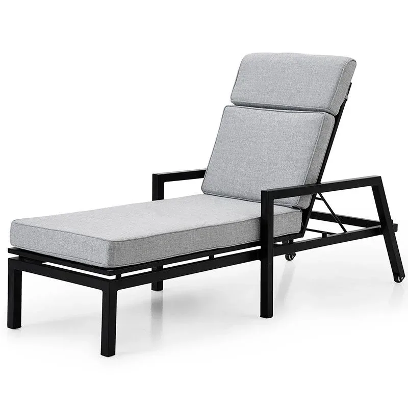 Belfort Weidenbett Schwarz/Grau von Brafab – Produktfoto