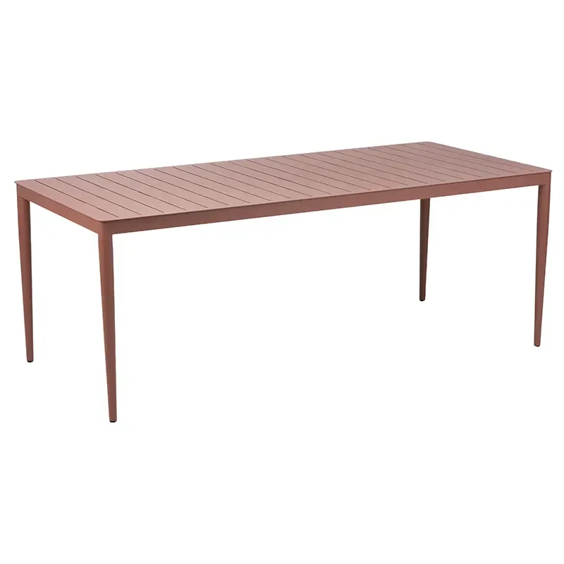 Bigby esstisch 90x195 cm Zin Red von Brafab – Produktfoto