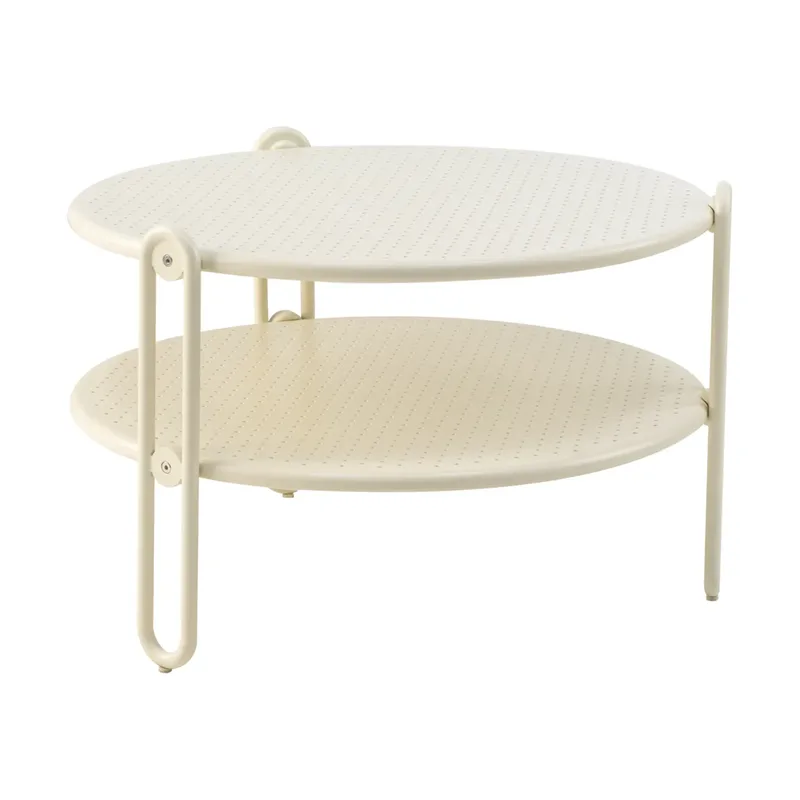 Blixt Couchtisch Pearl white, Ø65 cm van Brafab – productfoto