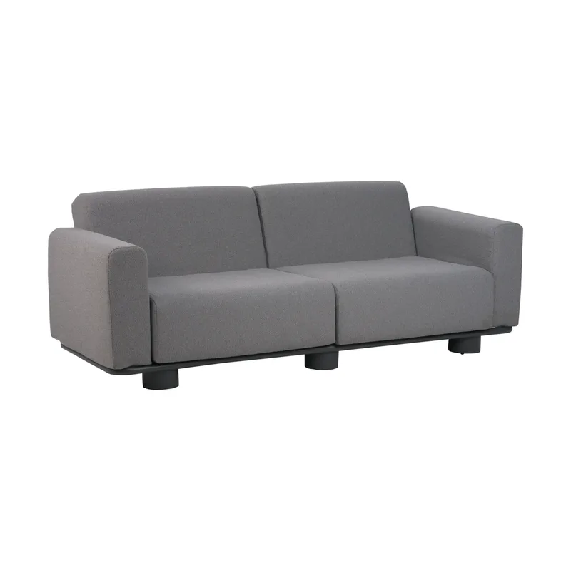 Bolster Sofa Anthrazit-teddy grey, 2,5-Sitzer van Brafab – productfoto
