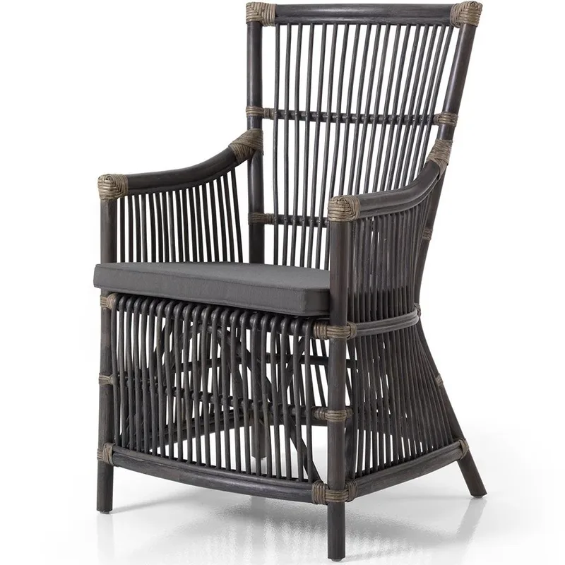 Bonete Sessel grau Rattan von Brafab – Produktfoto
