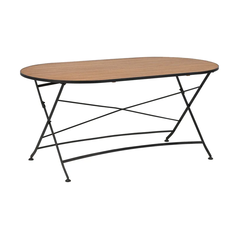 Brewer Esstisch Schwarz-Teak, 160x85 cm by Brafab – product photo