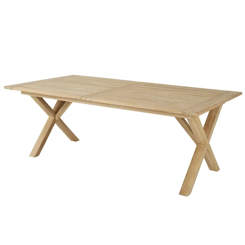 Brutus Esstisch 100x200-265 cm Teakholz von Brafab – Produktfoto