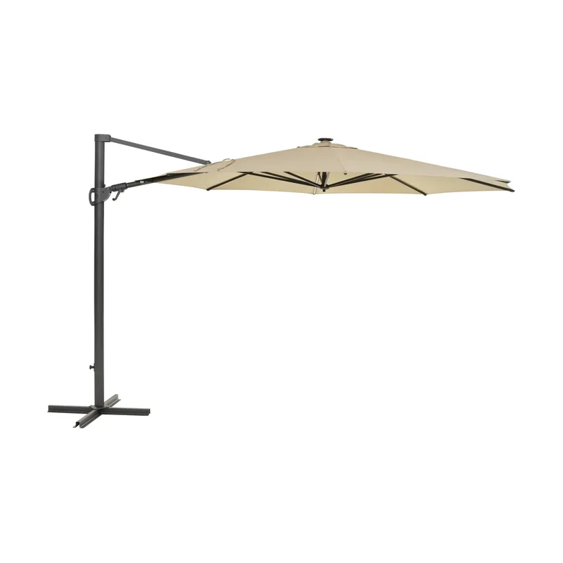Cilento Sonnenschirm Light grey-khaki by Brafab – product photo