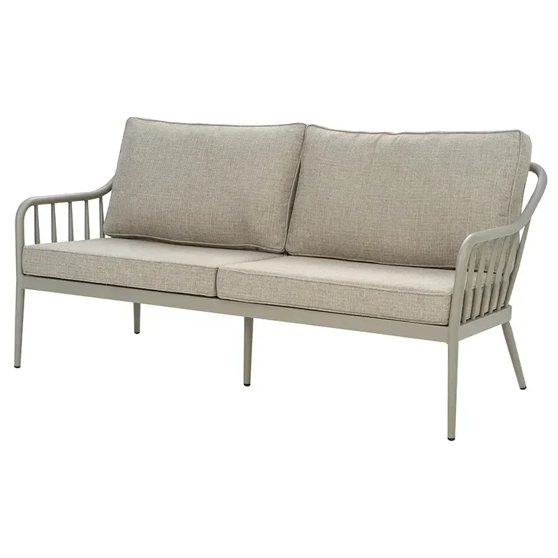 Coleville 3-seater sofa Khaki/Burlap Beige von Brafab – Produktfoto