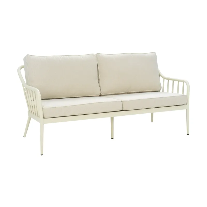 Coleville Sofa Pearl white-dot beige, 3-Sitzer by Brafab – product photo