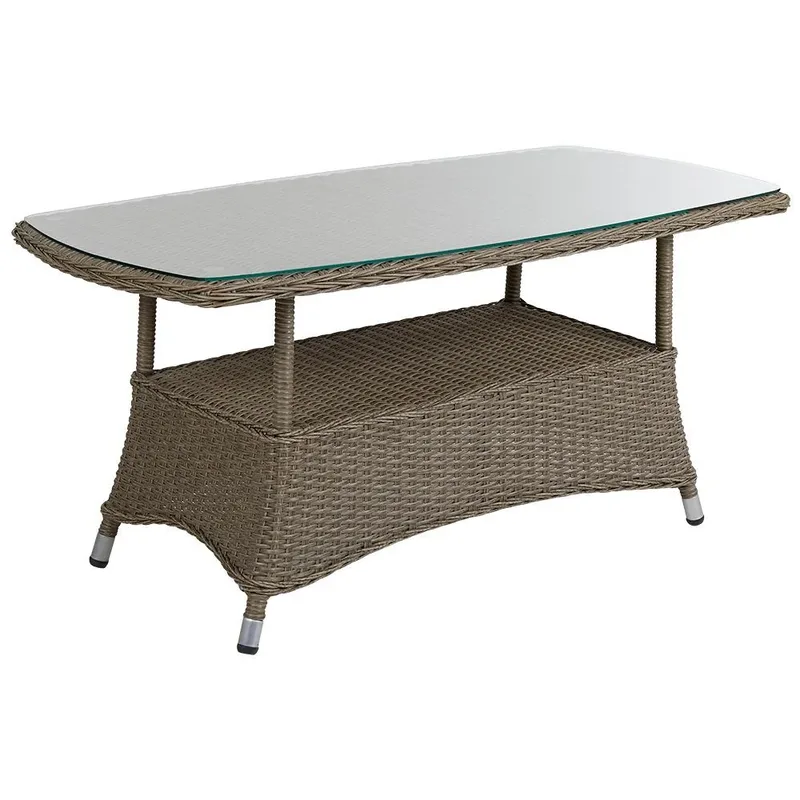 Couchtisch Hornbrook 65X120 cm Künstliches Rattan Beige von Brafab – Produktfoto