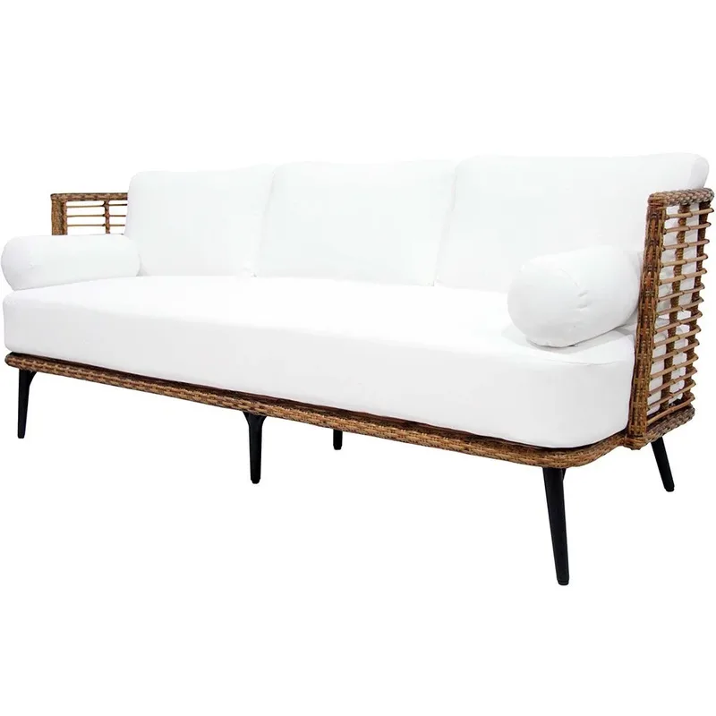 Covelo 3-Sitzer-Sofa natur/weiß von Brafab – Produktfoto