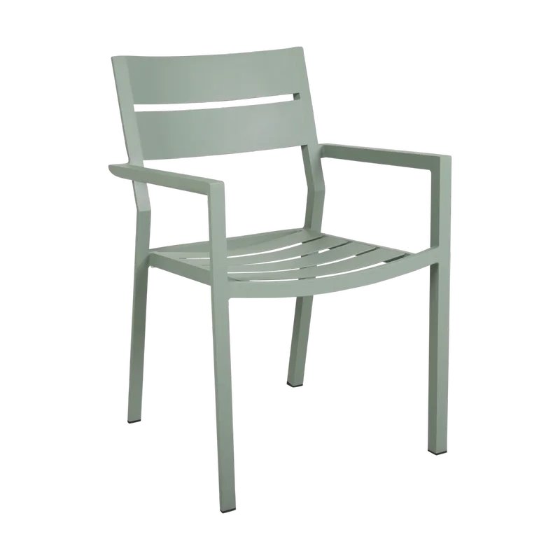 Delia Armlehnstuhl Dusty green van Brafab – productfoto