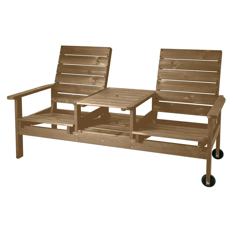 DU o JA 2-Sitzer-Sofa aus Kiefernholz von Brafab – Produktfoto