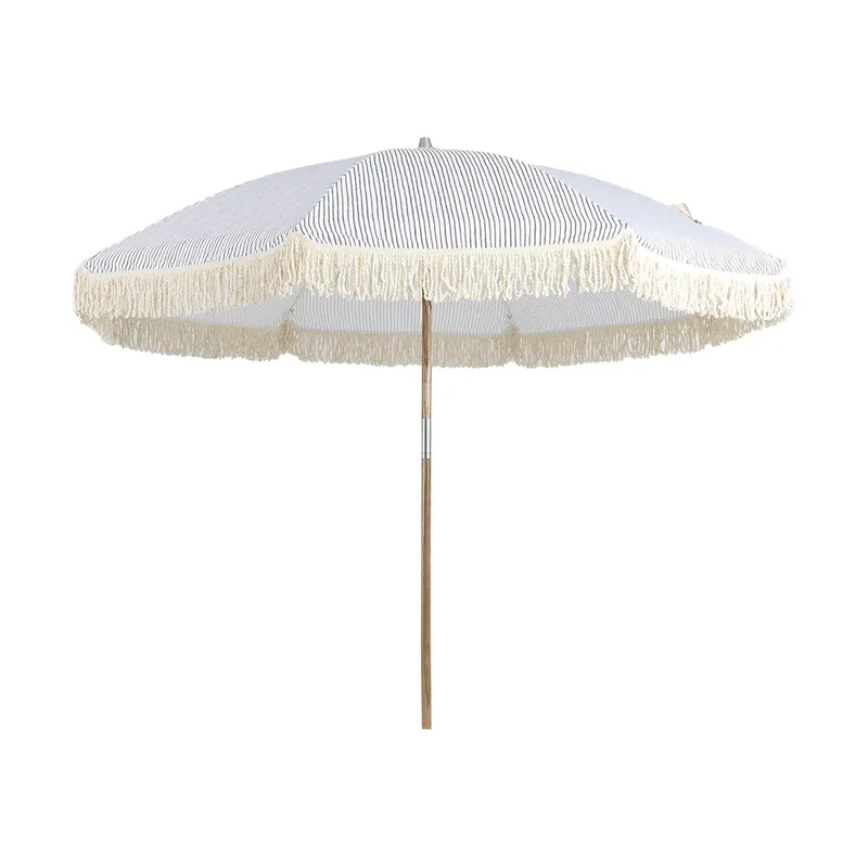 Gatsby Sonnenschirm Grey stripe, Ø256 cm von Brafab – Produktfoto