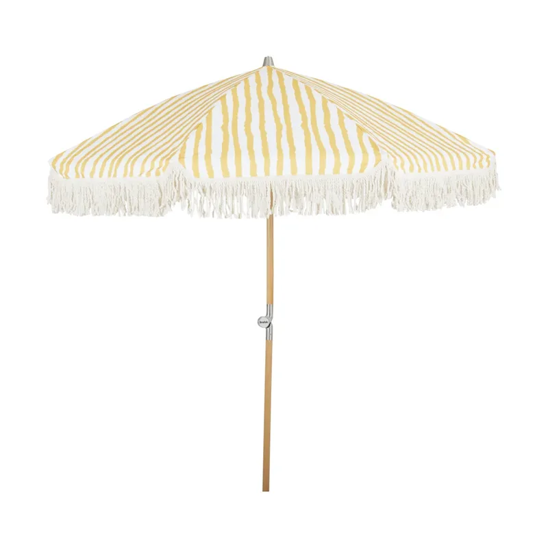 Gatsby Sonnenschirm Yellow stripe, Ø185 cm von Brafab – Produktfoto