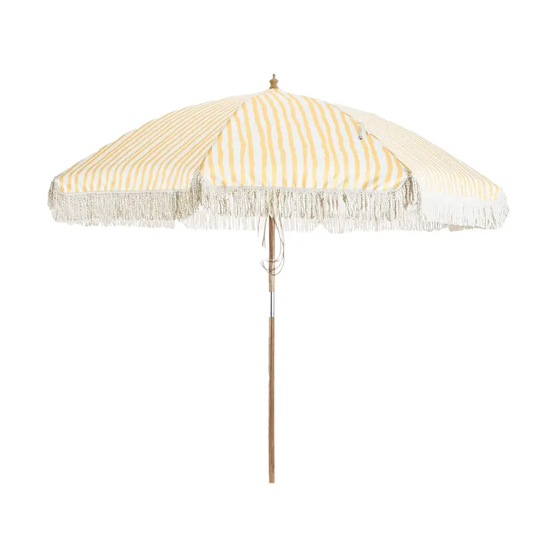 Gatsby Sonnenschirm Yellow stripe, Ø256 cm von Brafab – Produktfoto