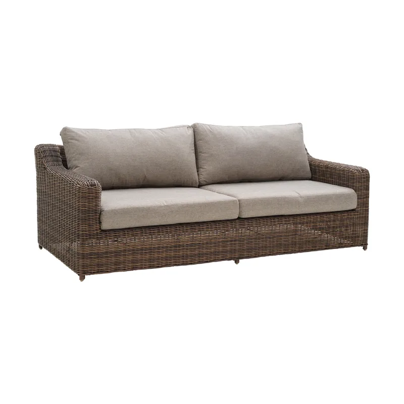 Glendon 2,5-Sitzer-Sofa Dark Brown-soft moose de Brafab – photo du produit