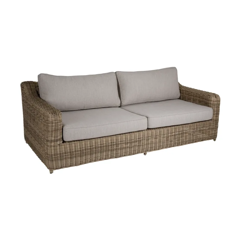Glendon 2,5-Sitzer-Sofa Rustic beige-beige von Brafab – Produktfoto