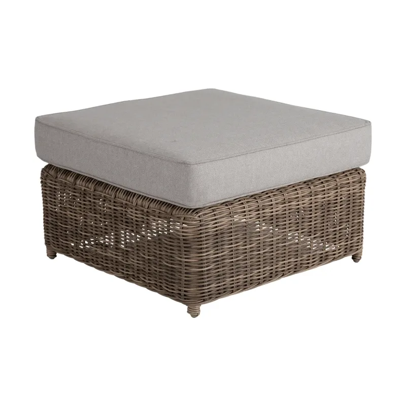 Glendon Pouf Rustic-beige von Brafab – Produktfoto