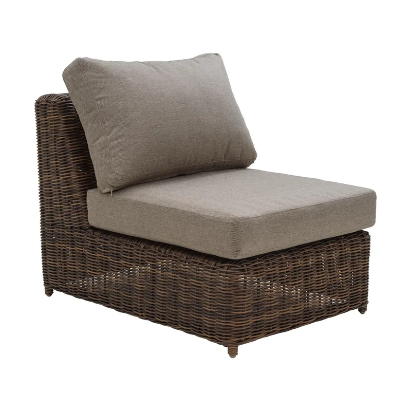 Glendon Sofa-Modul Dark Brown-soft moose van Brafab – productfoto
