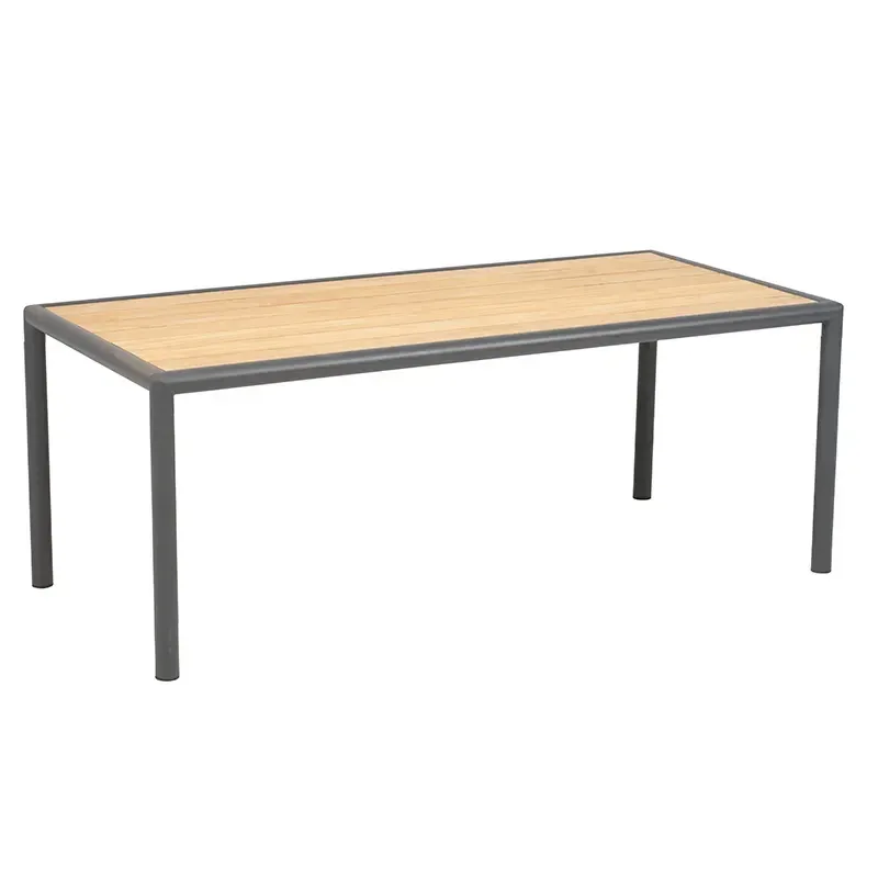 Gordon couchtisch 65x140 cm Antracit / Teak von Brafab – Produktfoto