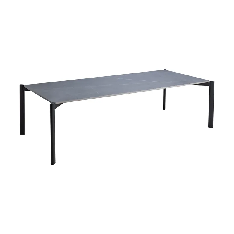 Hallavara Couchtisch Schwarz 66x146 cm von Brafab – Produktfoto