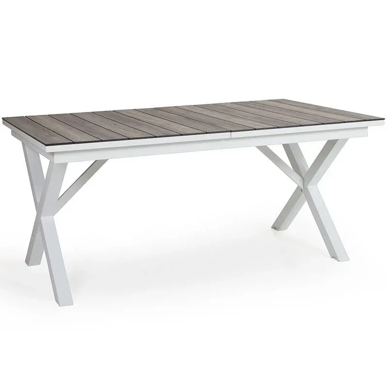 Hillmond Ausziehtisch 100x166-226 cm weiß/natur by Brafab – product photo