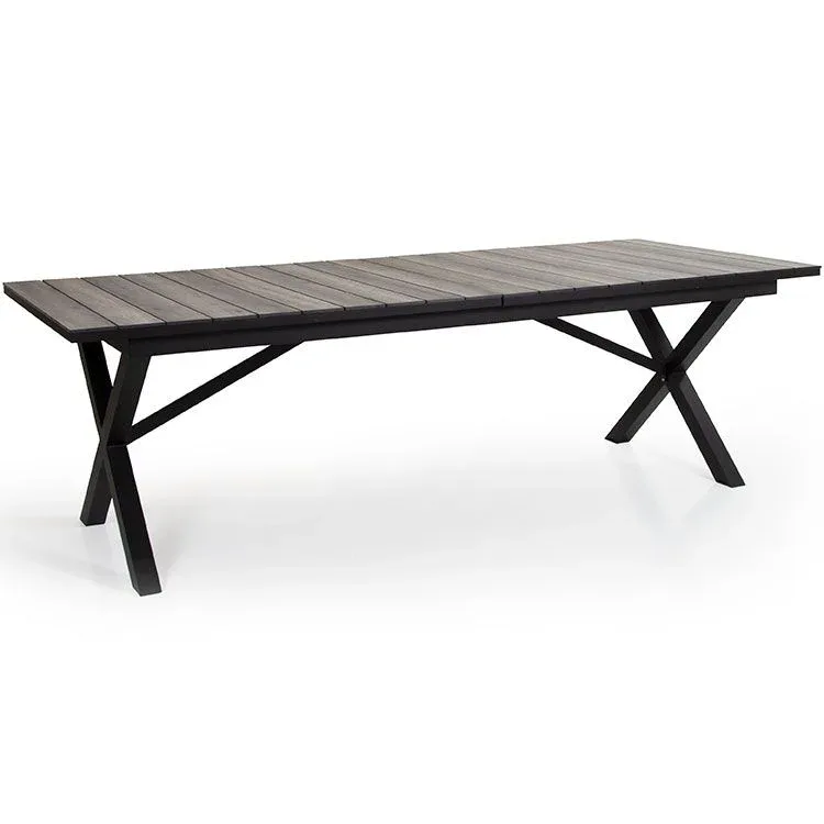 Hillmond Ausziehtisch 100x238-297 cm schwarz/natur von Brafab – Produktfoto