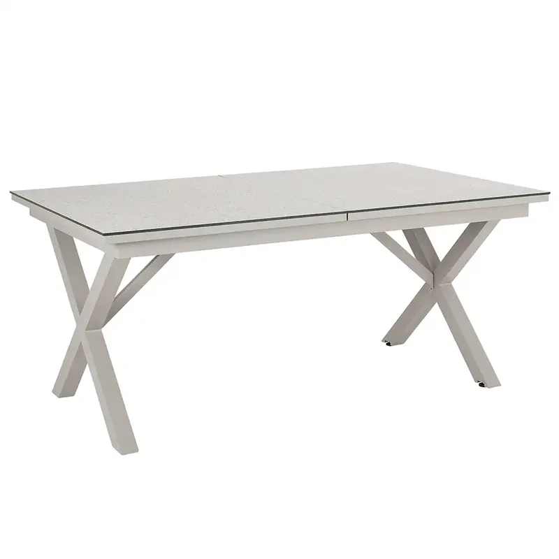 Hillmond Esstisch 100x166-226 khaki Hochdrucklaminat von Brafab – Produktfoto