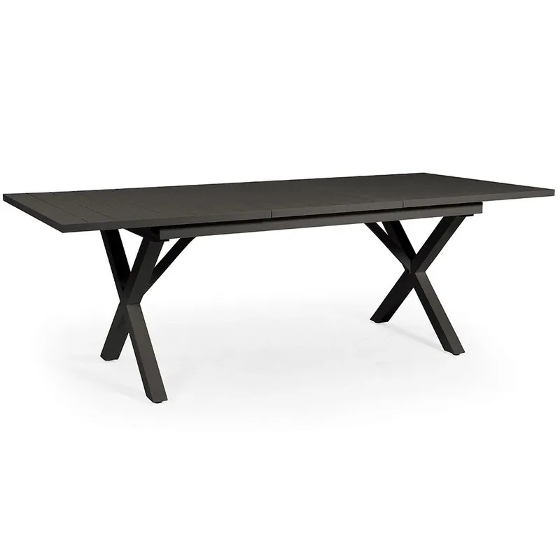 Hillmond Tisch 100x160/220 cm schwarz von Brafab – Produktfoto