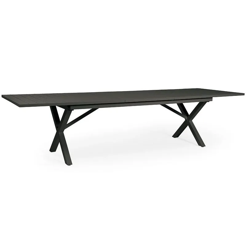 Hillmond Tisch 100x240-310 cm schwarz von Brafab – Produktfoto
