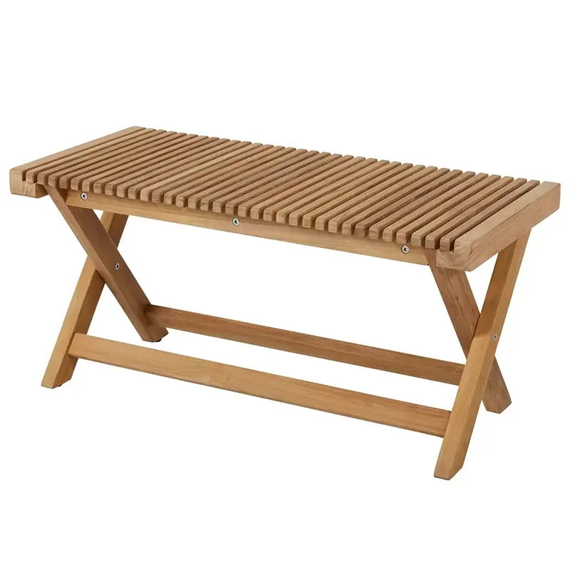 Julita Bank 90 cm Teakholz von Brafab – Produktfoto