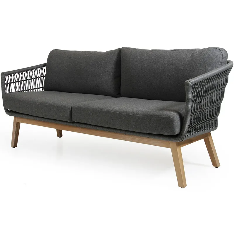 Kenton 3-Sitzer-Sofa grau/grau von Brafab – Produktfoto