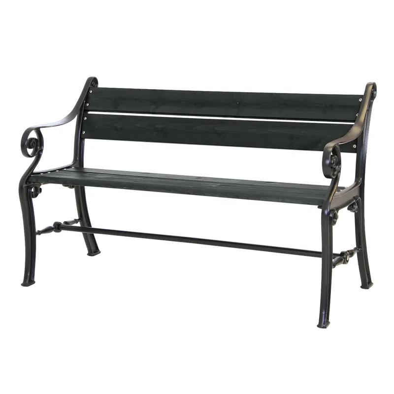Köpenhamn sofa 130 cm Black / Black von Brafab – Produktfoto