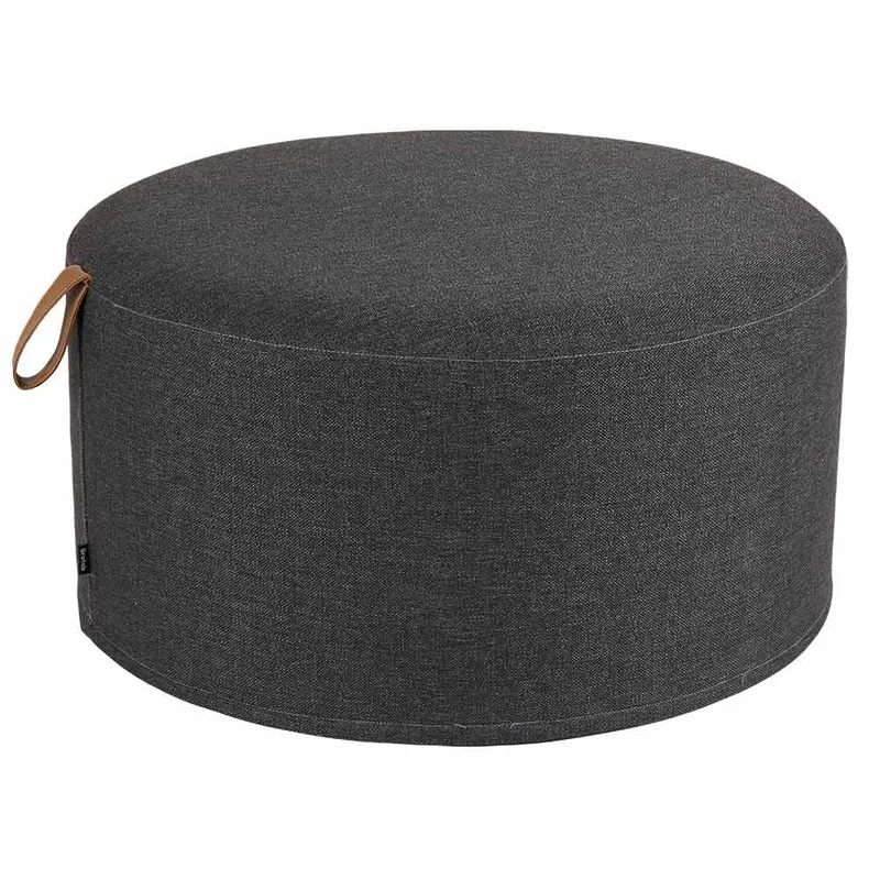 Kotte puff fast schwarz von Brafab – Produktfoto