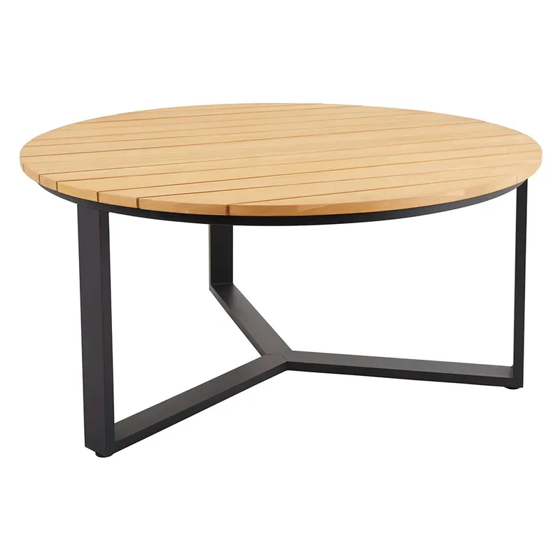 Laurion Esstisch Ø150 cm teak/schwarz by Brafab – product photo