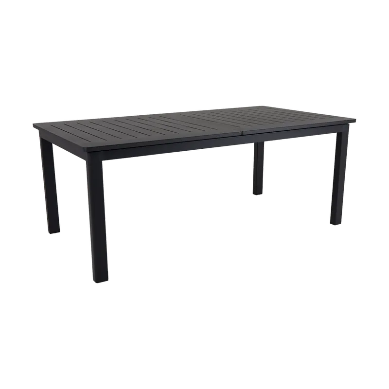 Lomma ausziehbarer Esstisch Schwarz 194-312 cm van Brafab – productfoto