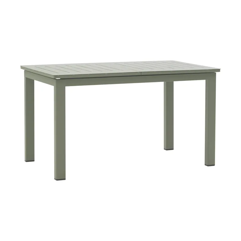 Lomma Esstisch Dusty green, 128-187x80x73 cm van Brafab – productfoto