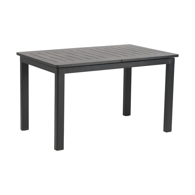 Lomma Esstisch Schwarz, 128-187x80x73 cm von Brafab – Produktfoto