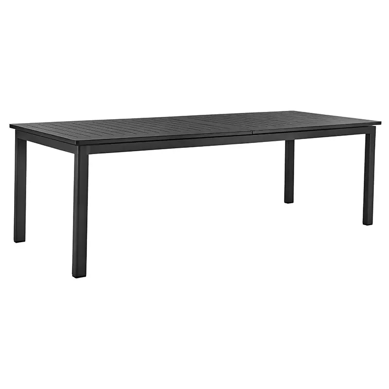 Lomma XL esstisch 100x260-380 cm schwarz von Brafab – Produktfoto