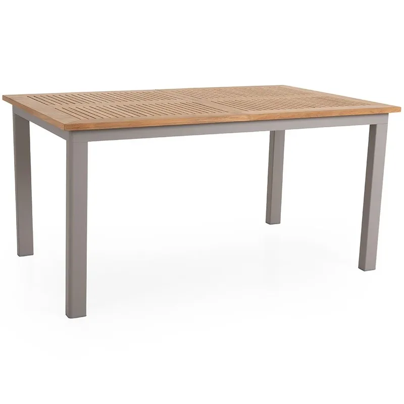 Lyon Esstisch 92x152-210 cm khaki/teak van Brafab – productfoto