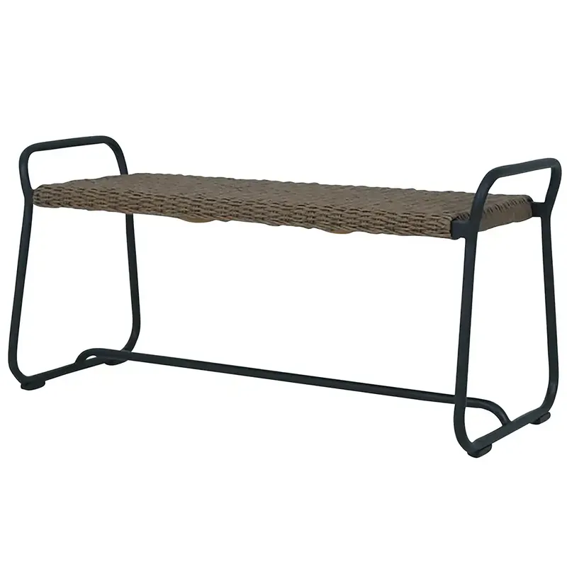 Midway Bank 110 cm schwarz/natur von Brafab – Produktfoto