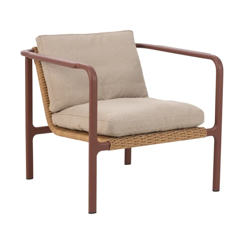 Motty Sessel Zin red-teddy beige von Brafab – Produktfoto