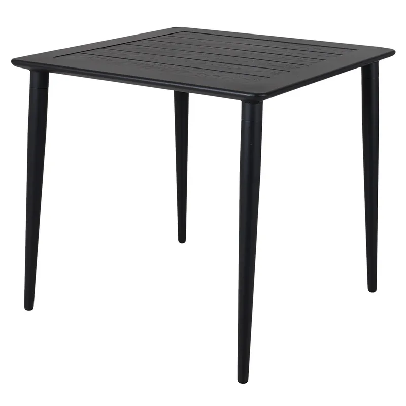Nimes Esstisch 78x78 cm schwarz von Brafab – Produktfoto