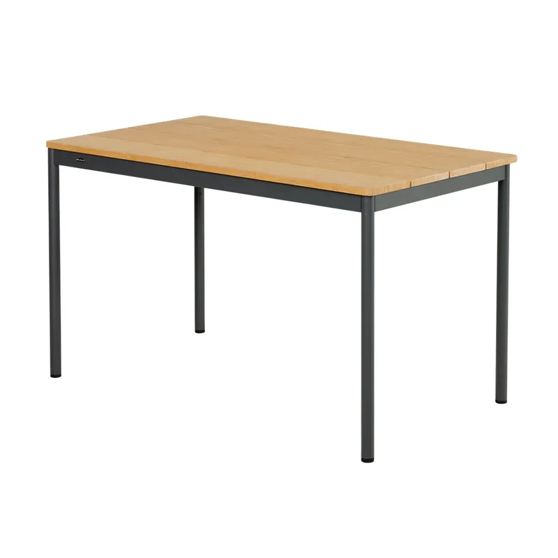 Nox Bistro Esstisch 70x125 cm Bambu/Anthracite von Brafab – Produktfoto