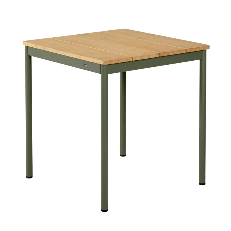 Nox Bistro Tisch 70x70 – Bambus/Nordic Green von Brafab – Produktfoto