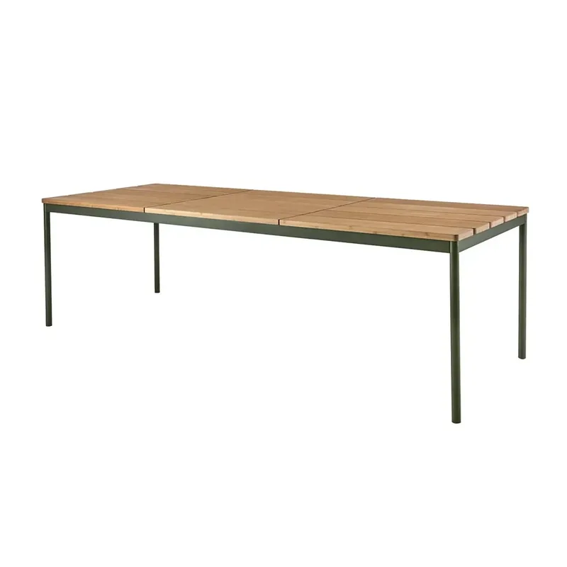 Nox Esstisch 90x238 cm Bambus/Nordic Green von Brafab – Produktfoto