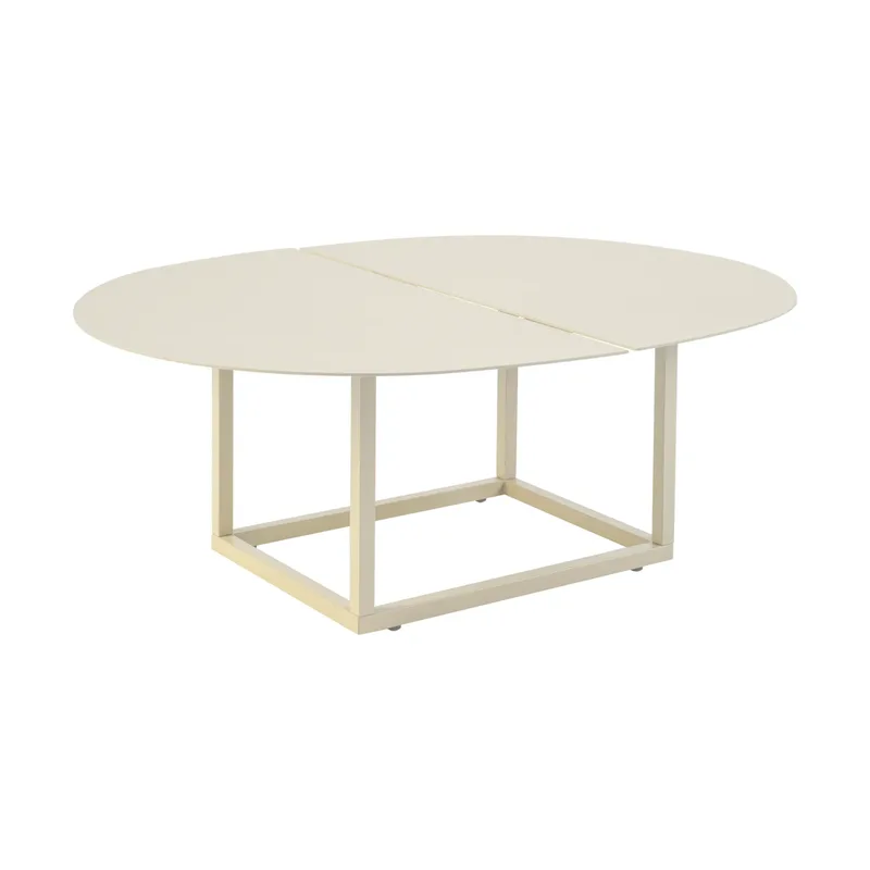 Olive Couchtisch Pearl white, 110x80 cm von Brafab – Produktfoto