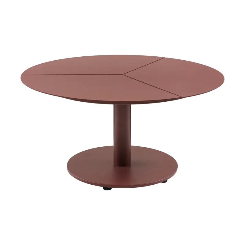 Peace Couchtisch Zin red, Ø80x46 cm van Brafab – productfoto