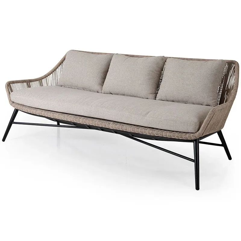 Pembroke 3-Sitzer-Sofa beige/sand von Brafab – Produktfoto