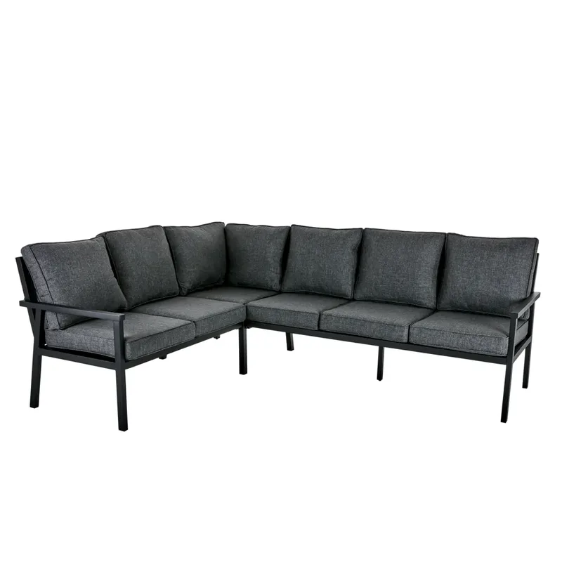 Rana Ecksofa hoch 252x195 cm schwarz by Brafab – product photo