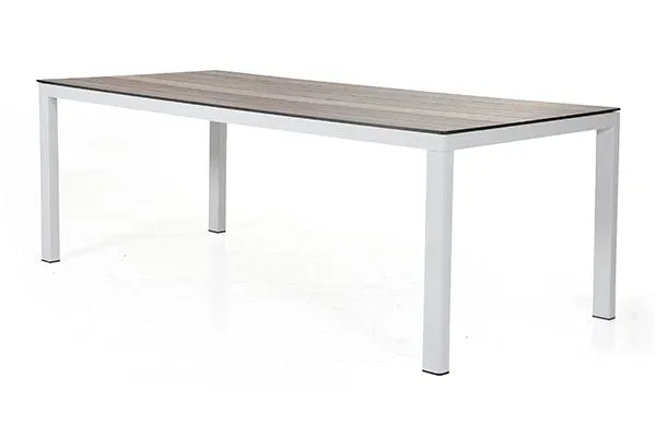 Rodez Tischständer 95x209 cm weiß glänzend von Brafab – Produktfoto